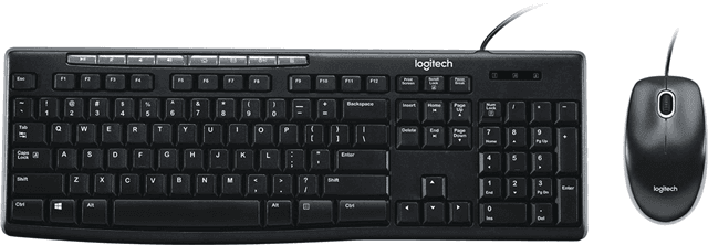 Logitech Logitech MK200 Wired USB Keyboard and Mouse KB1204