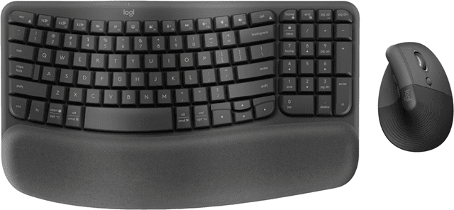 Logitech Logitech Wave Keys Wireless Ergonomic keyboard & LIFT Combo KB1360