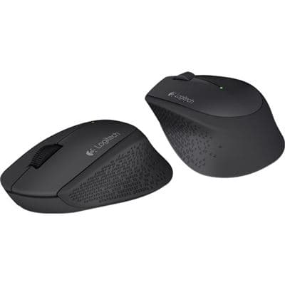 Logitech Logitech M280 USB Wireless Full Size Mouse - Black 910-004295