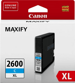 Canon Canon PGI2600XLC Cyan High Yield Ink Cartridge PB0261