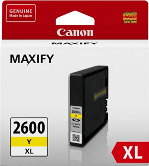 Canon Canon PGI2600XLY Yellow High Yield Ink Cartridge PB0263