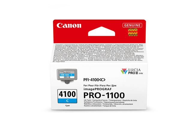 Canon Canon PFI-4100C Ink Cyan PWF1521