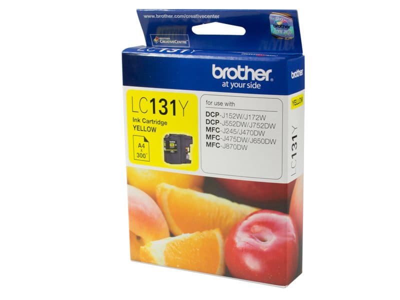Brother Brother LC131 Yellow Ink Cart B131Y