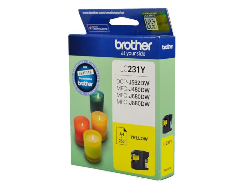 Brother Brother LC231 Yellow Ink Cart B231Y