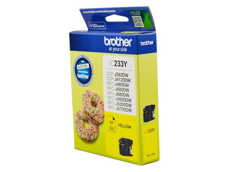 Brother Brother LC233 Yellow Ink Cart B233Y