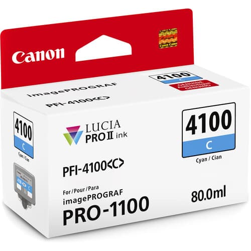 Canon Canon PFI4100 Cyan Ink Cart CI4100C