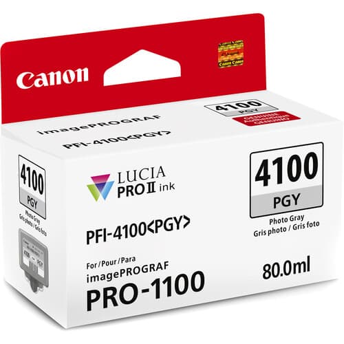 Canon Canon PFI4100 Ph Grey Ink Cart CI4100PGY