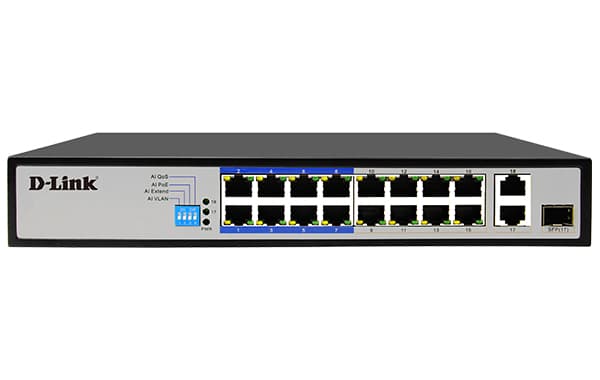 D-Link D-LINK DES-F1018P-E PoE Switch DLDESF1018PE
