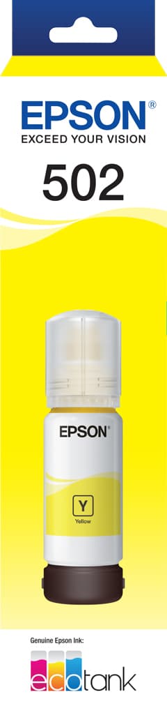 Epson Epson T502 Yellow Eco Tank Ink E502Y