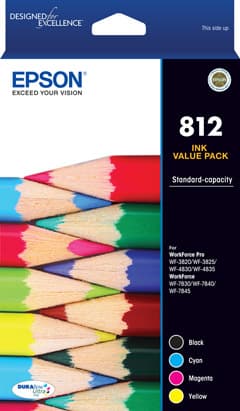 Epson Epson 812 4 Ink Value Pack E812VP