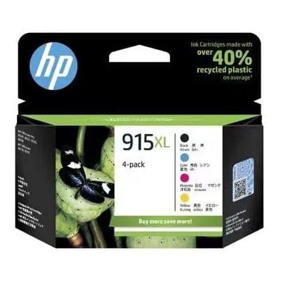 HP HP 915XL CMYK Ink Cartridge HI915XLPK4