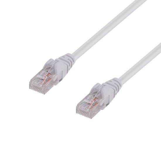 Dynamix DYNAMIX 20m Cat6 White UTP Patch Lead (T568A Specification) 250MHz PLW-C6A-20