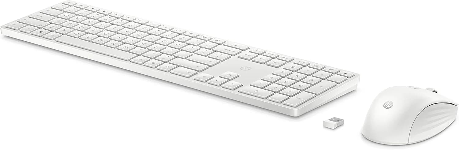 HP HP 650 Wireless Keyboard and Mouse Combo - White 4R016AA