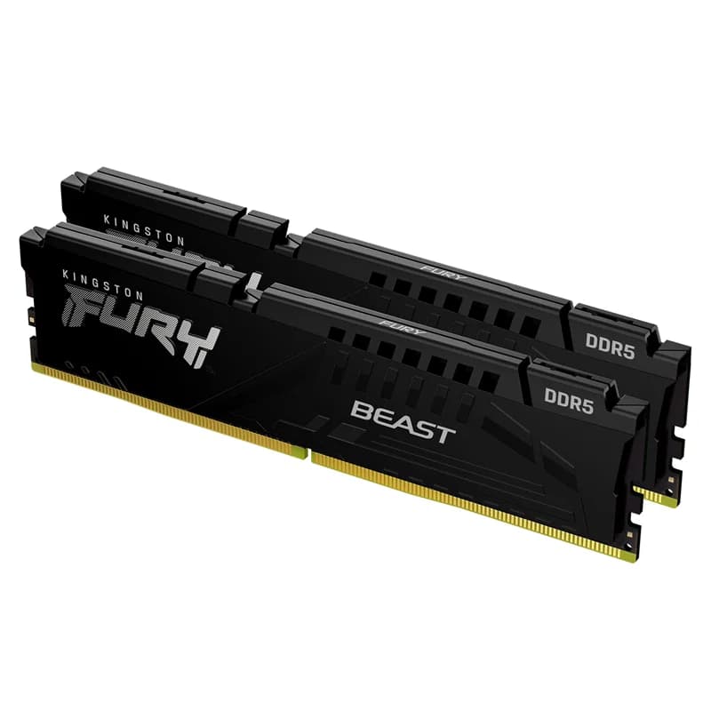Kingston Kingston Fury Beast 32GB (2 X 16GB) DDR5 6400MT/S CL32 Desktop Memory KF564C32BBEAK2-32