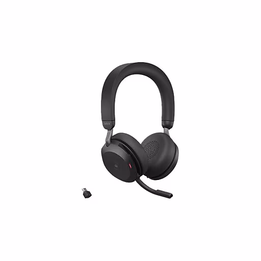 Evolve2 75 Bluetooth Stereo Headset with Charging Stand USB-C MS — Jabra