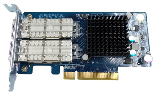 QNAP LAN-40G2SF-MLX Dual-port 40GbE QSFP+ network expansion card — QNAP