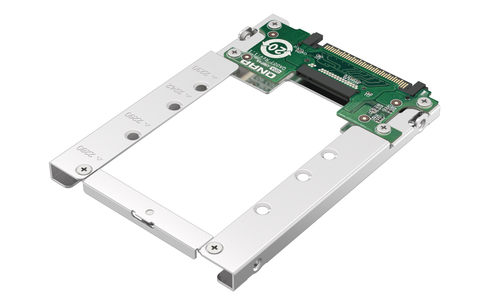 QNAP QDA-UMP4A M.2 PCIe NVMe SSD to 2.5-inch U.2 SSD adapter — QNAP
