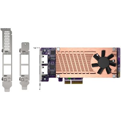 PCIe card to add M.2 SSD Slots and 2.5GbE Ethernet Ports — QNAP