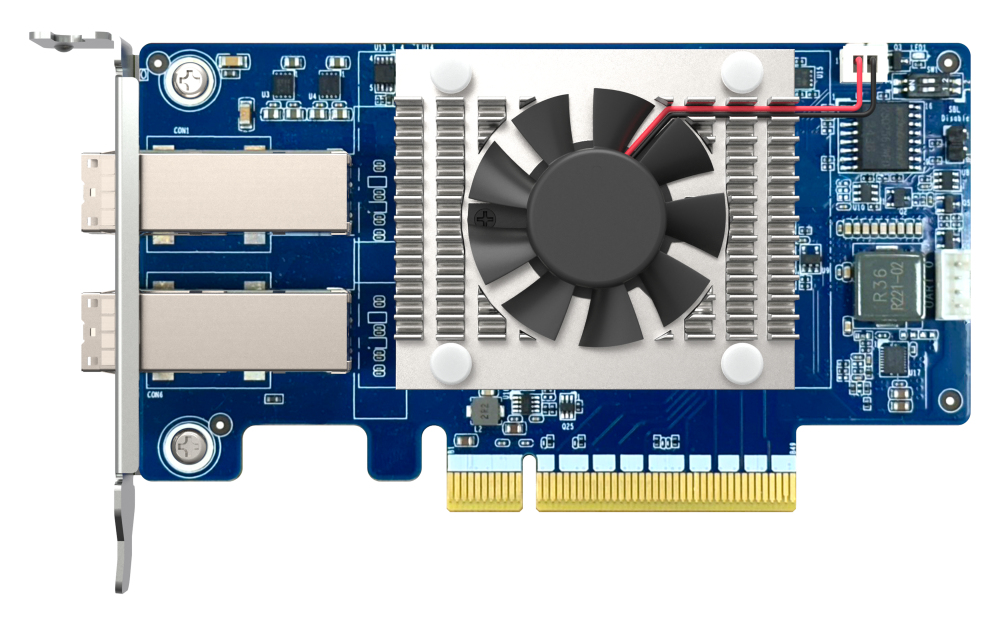 QNAP QXP-830S-3808 2-port miniSAS HD host bus adapter — QNAP