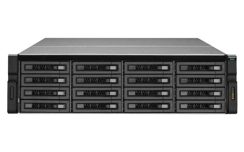 QNAP REXP-1610U-RP 16-Bay Expansion Unit for Enterprise NAS Dual PowerRail Kit Included — QNAP