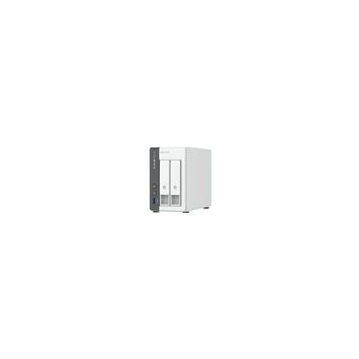 2-Bay NAS Quad-Core 2GHz CPU 4GB RAM 1 x GbE and 1 x 2.5GbE — QNAP