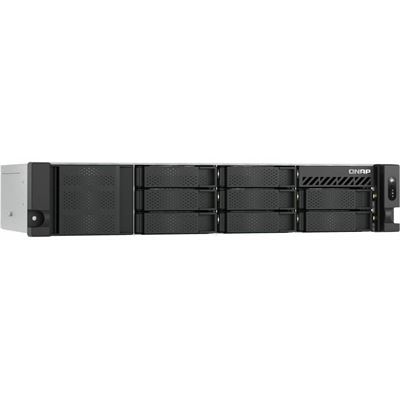 8-bay (short-depth) Rackmount NAS Intel 8C 2.8GHz CPU — QNAP