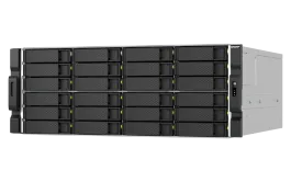 24-Bay Rackmount NAS Ryzen 7000 series CPU 32GB RAM Dual Power — QNAP