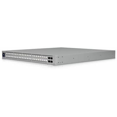 Professional-grade 48-port Layer 3 Etherlighting switch with (32) 10 GbE (16) 2.5 GbE and (4) 25G SFP28 ports — Ubiquiti