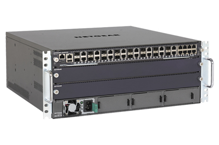 NETGEAR XCM8903SX-10000S M6100-24X3 Chassis Switch Starter Kit (XCM8903 APS1000W AFT603 XCM8924X) — NETGEAR