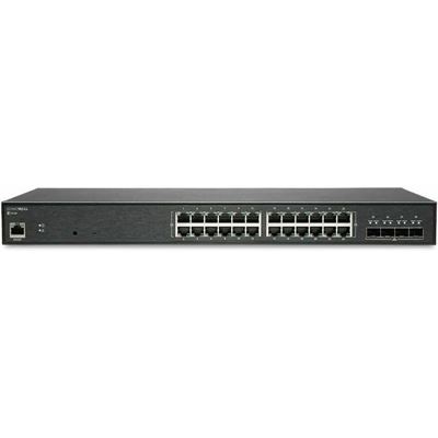 SONICWALL SWITCH SWS14-24 WITH WIRELESS NETWORK MANAGEMENT ESSENTIAL AND SUPPORT 1YR — SONICWALL