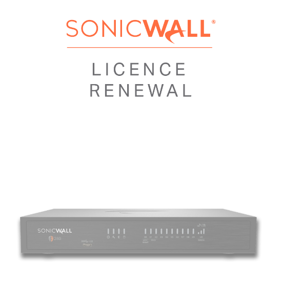 SONICWALL GATEWAY ANTI-MALWARE, INTRUSION PREVENTION AND APPLICATION CONTROL FOR TZ280 1YR — SONICWALL