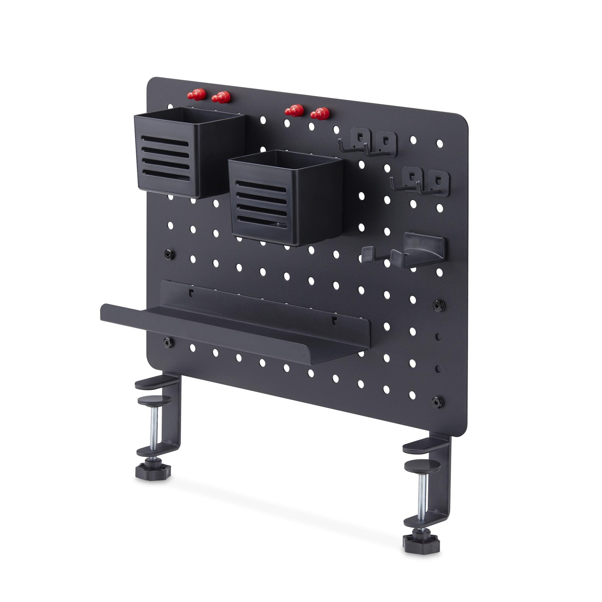 STARTECH.COM CLAMP-ON PEGBOARD WITH ACCESSORIES, DESKTOP ORGANIZER, 2 YR — STARTECH