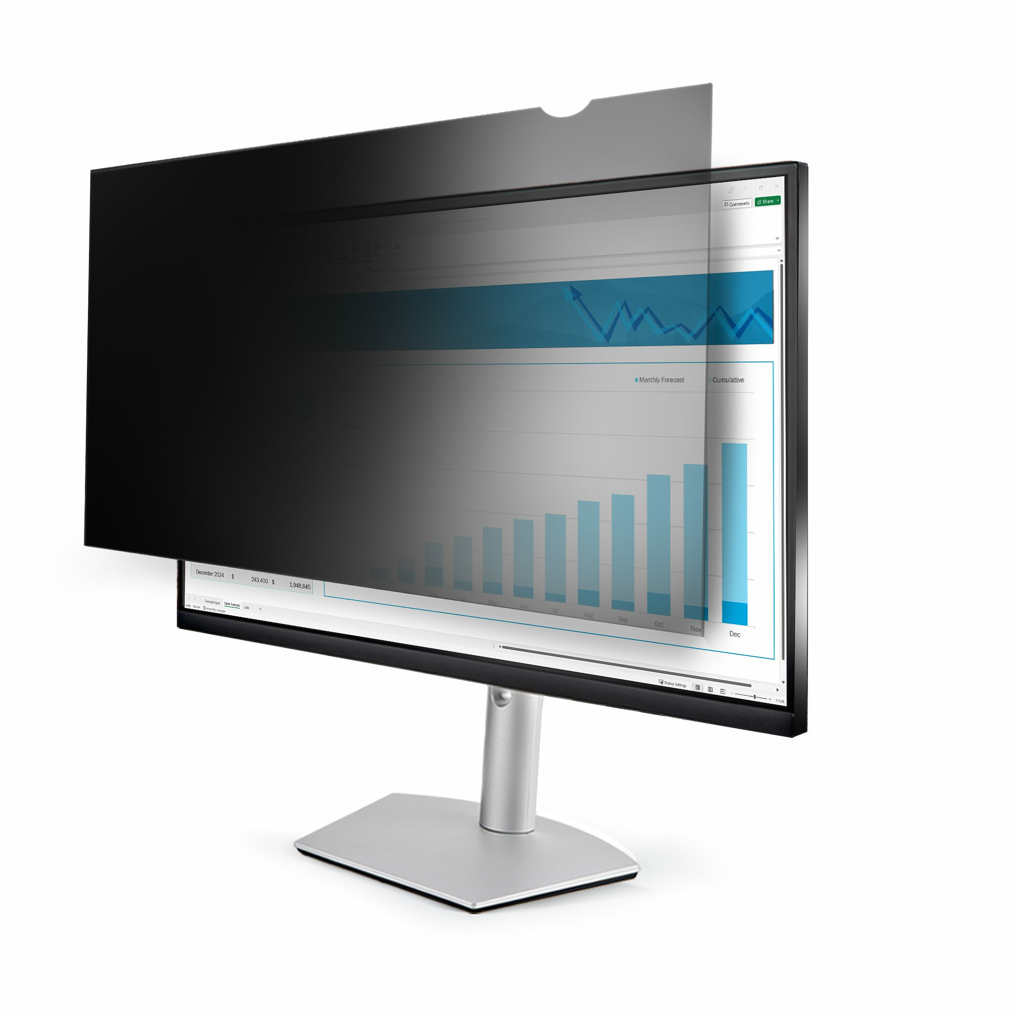 STARTECH.COM 25-INCH 16:9 COMPUTER MONITOR PRIVACY SCREEN/FILTER, 2 YR — STARTECH