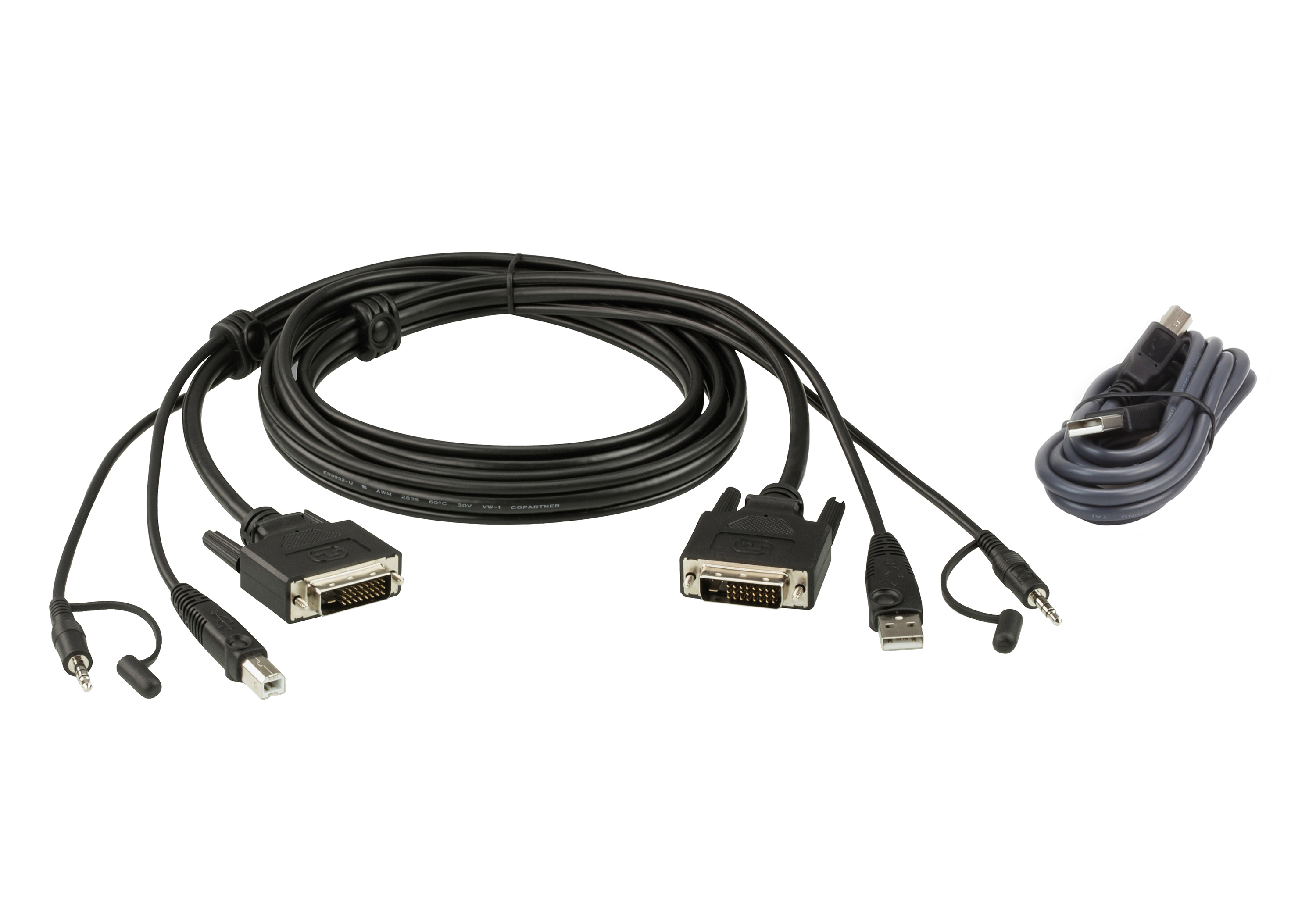 ATEN 3M USB DVI-D DUAL LINK SECURE KVM CABLE KIT — ATEN
