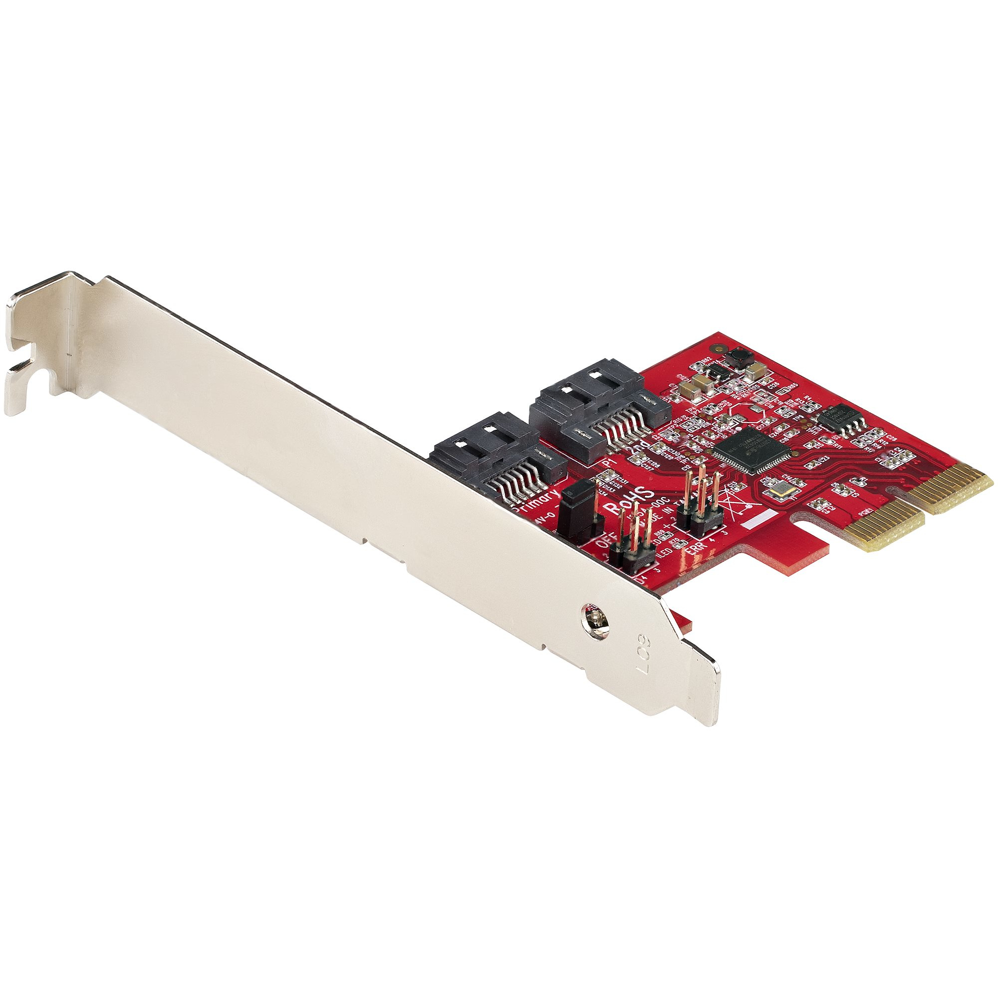 STARTECH.COM SATA PCIE CARD, 2 PORTS, SATA RAID, 6GBPS, PCI EXPRESS SATA, LTW — STARTECH