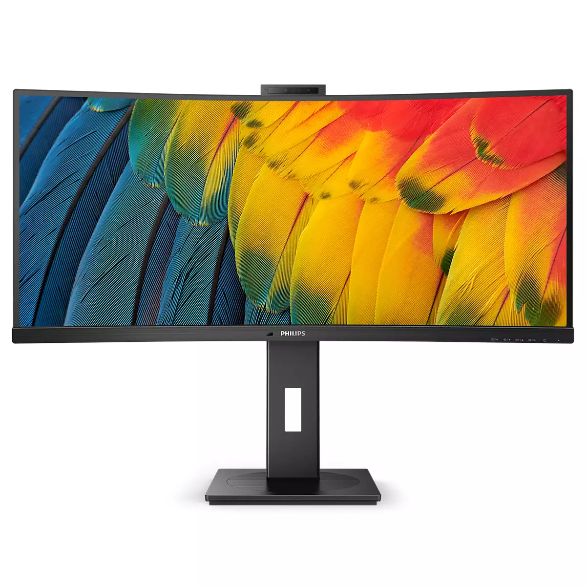 PHILIPS 34B1U5600CH/75 34" 21:9 CURVE WQHD,HDMI,DP,DOCK,RJ45,WEBCAM,SPKR,H/ADJ,4YR — PHILIPS