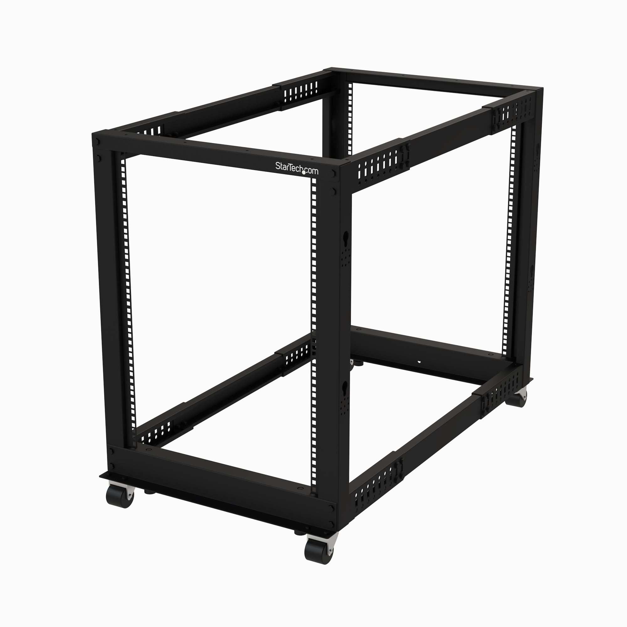STARTECH.COM 15U OPEN FRAME RACK - 4 POST - 56.0-101.7CM ADJUSTABLE DEPTH, 2 YR — STARTECH