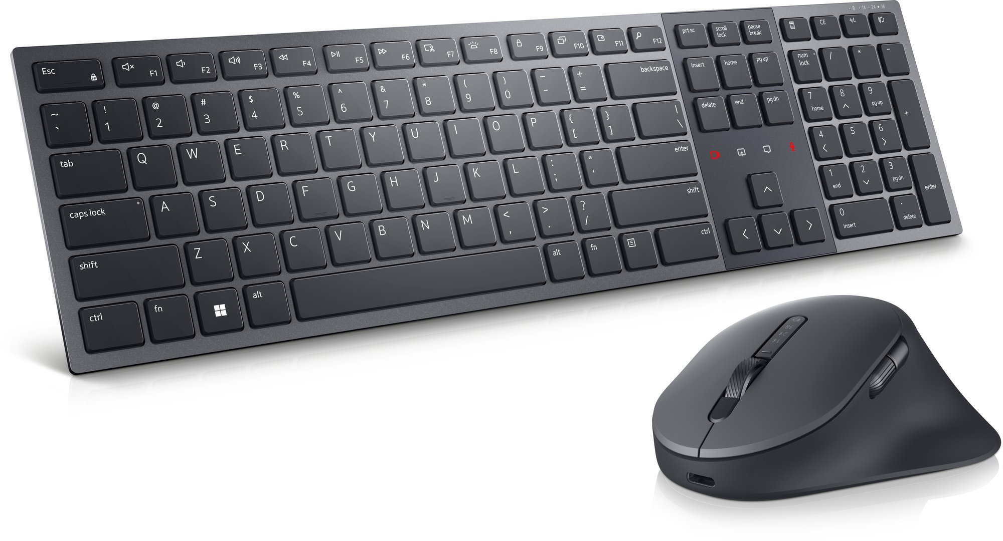 DELL RECHARGEABLE COLLABORATION KEYBOARD AND MOUSE COMBO US ENGLISH-KM900-RETAIL PACKAGING — DELL