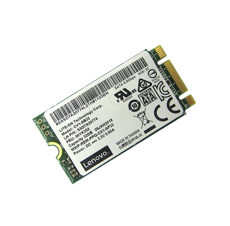 LENOVO THINKSYSTEM M.2 CV1 32GB SATA 6GBPS NON-HOT-SWAP SSD — LENOVO