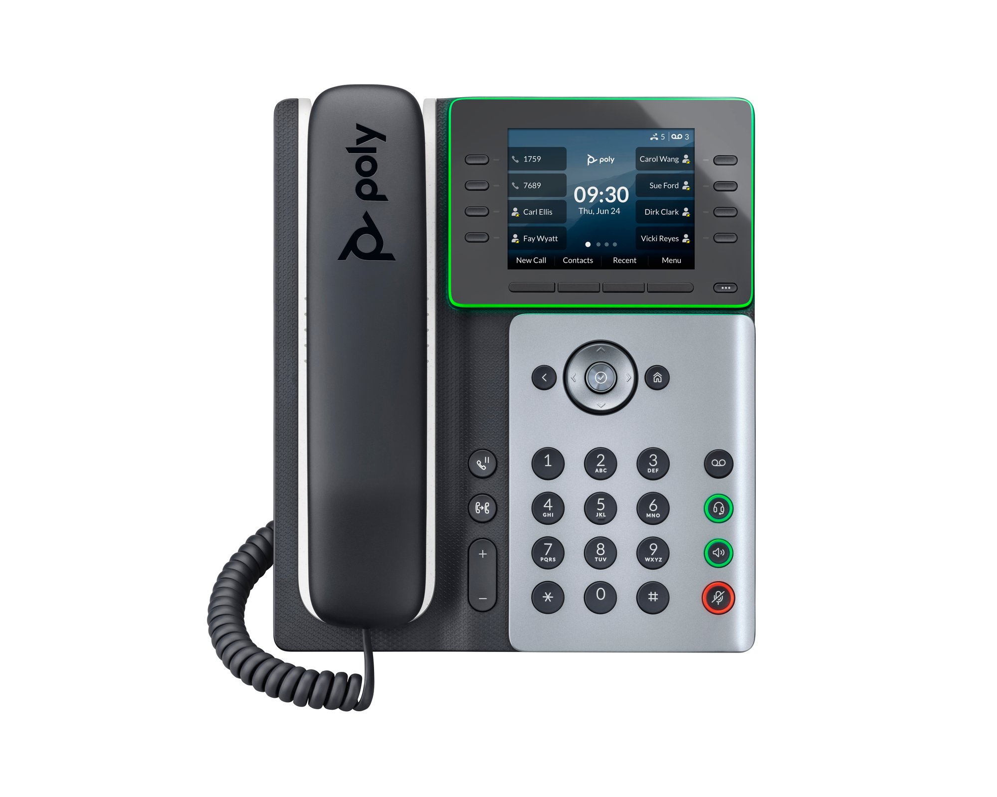 HP Poly Edge E350 IP Phone and PoE-enabled — HP