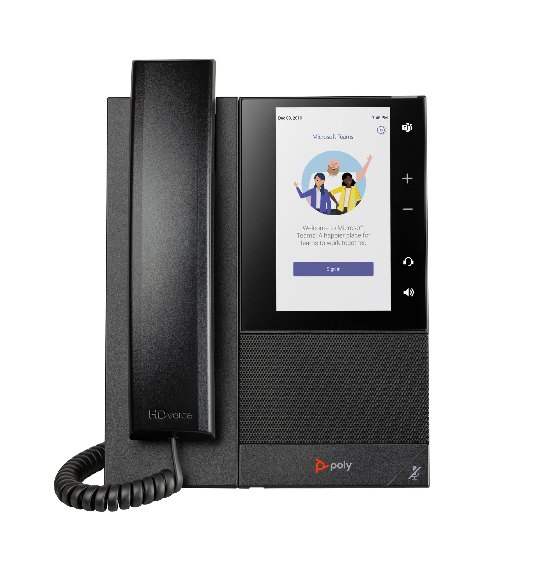 HP Poly CCX 505 Business Media Phone for Microsoft Teams and PoE-enabled — HP