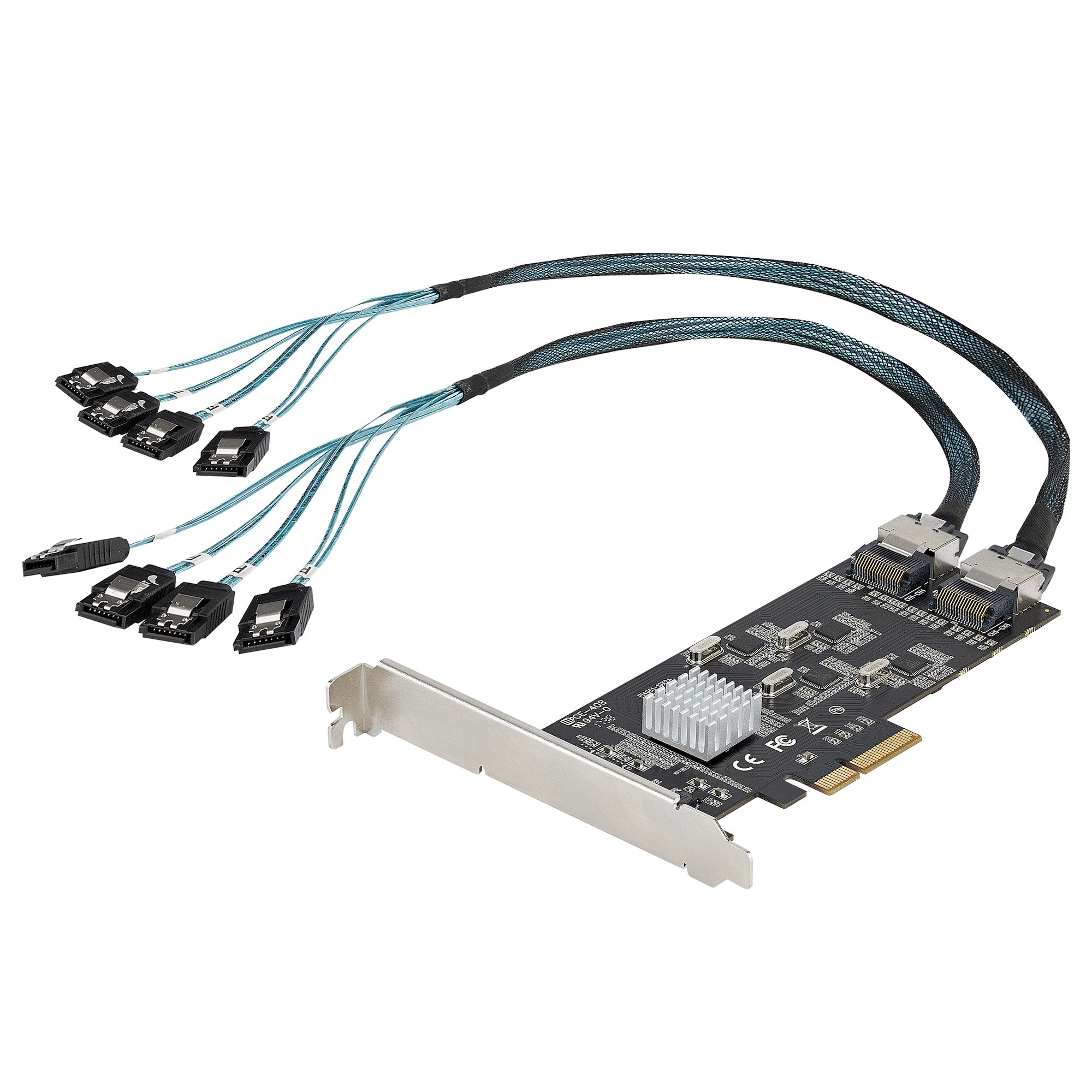STARTECH.COM 8 PORT SATA PCIE CARD, PCI EXPRESS SATA 6GBPS, 2 YR — STARTECH