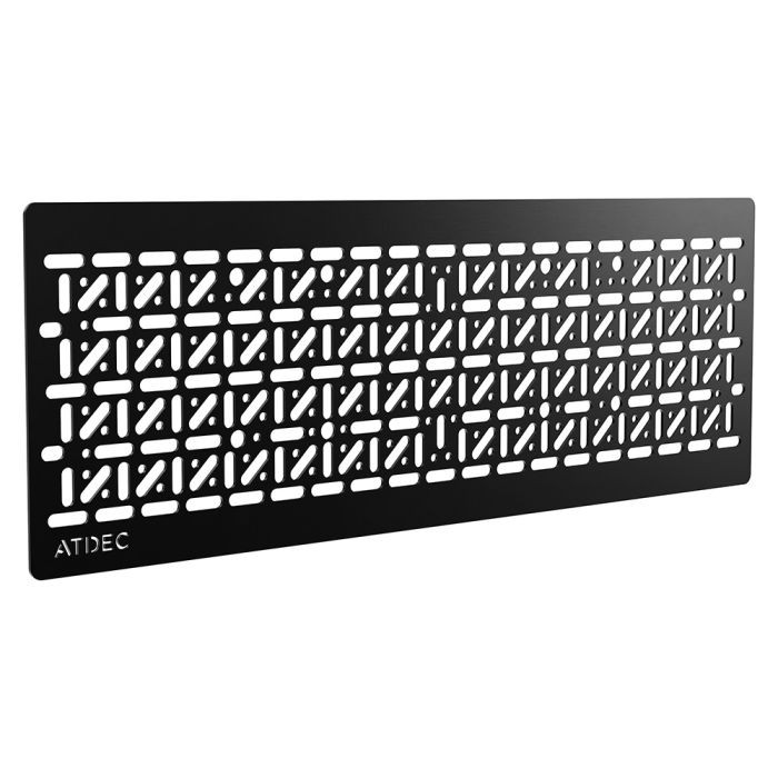 ATDEC UTILITY PANEL 465X120 BLACK — ATDEC