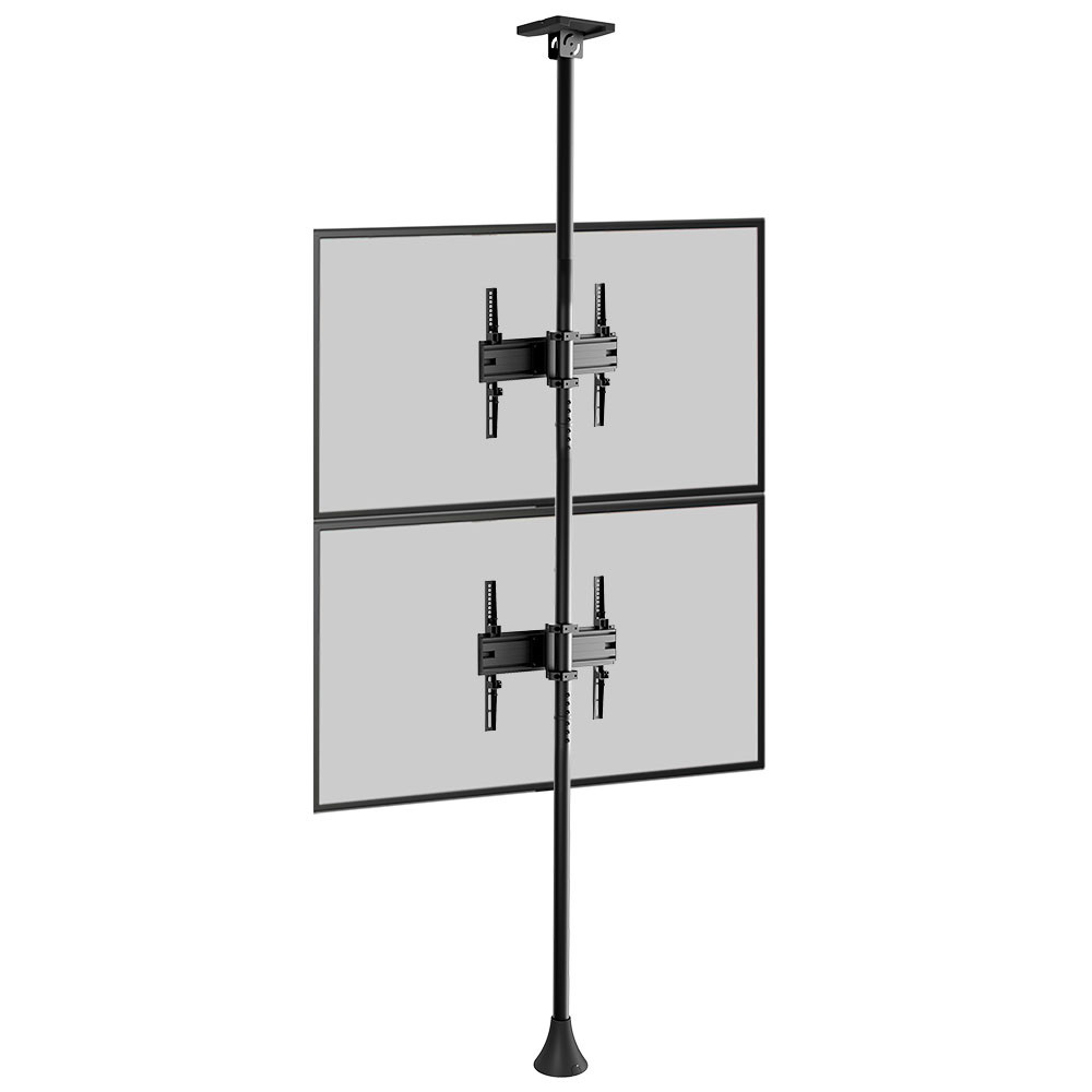 ATDEC 1X2 CEILING TO FLOOR FIXED 37-65IN 400X400 PORTRAIT OR LANDSCAPE — ATDEC