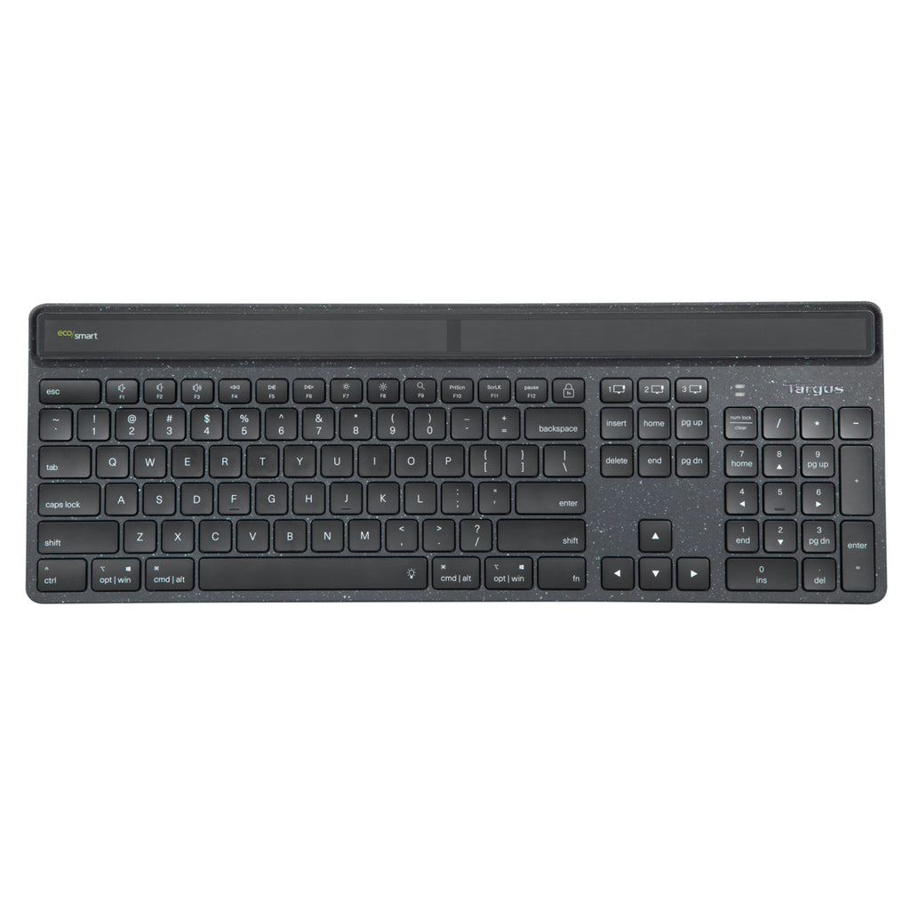 TARGUS SUSTAINABLE ENERGY HARVESTING ECOSMART KEYBOARD — TARGUS