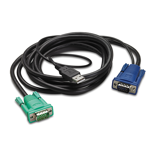 APC (AP5822) INTEGRATED LCD KVM USB CABLE - 12 FT (3M) — APC