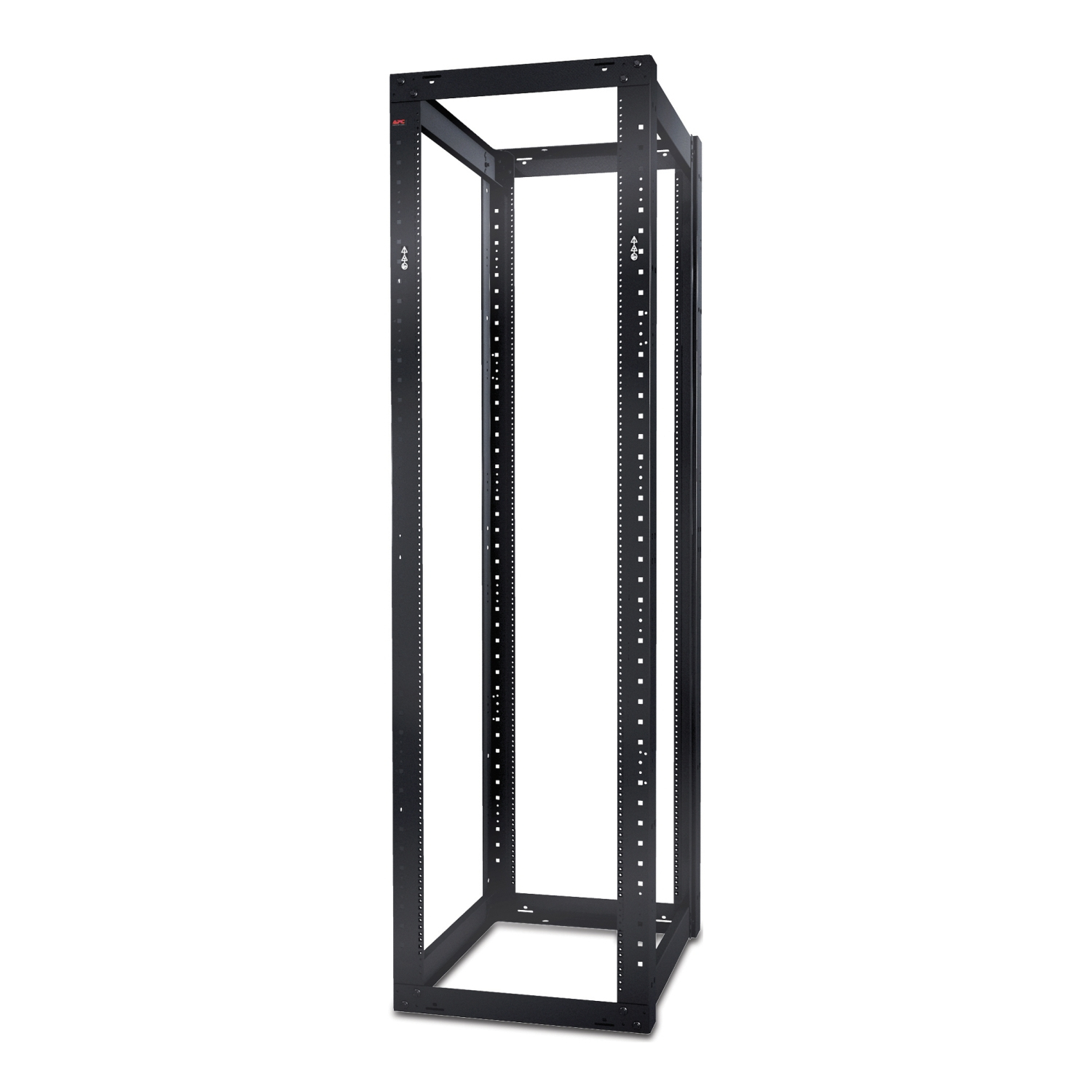 APC NETSHELTER 4 POST OPEN FRAME RACK 44U 12 - 24 THREADED HOLES — APC