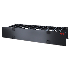 APC (AR8606) 2U HORIZONTAL CABLE MANAGER, 6" FINGERS TOP AND BOTTOM — APC