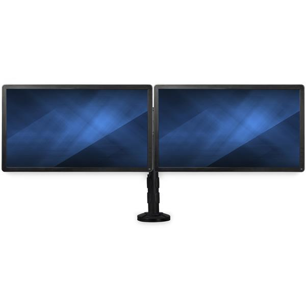 STARTECH.COM DESK-MOUNT DUAL-MONITOR ARM - FOR UP TO 27" MONITORS 5 YR — STARTECH