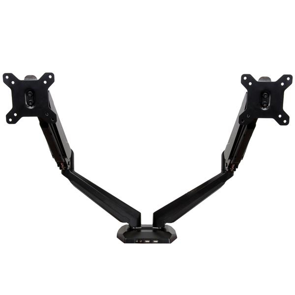 STARTECH.COM DUAL MONITOR MOUNT WITH 2 PORT USB — STARTECH